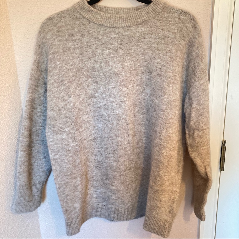 & Other Stories Oversized Alpaca and Wool Sweater